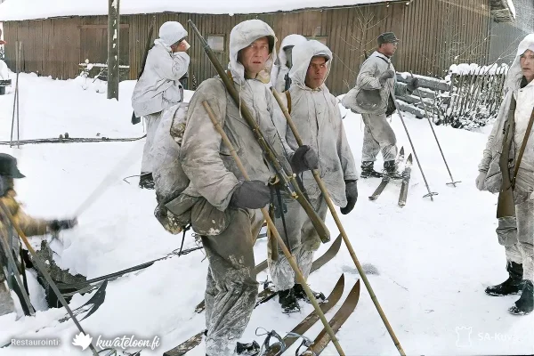 Res.ltn.Toiviainen 5-JR.34 Artohuhdan metsätaistelusta. Kuvaaja tuntematon. Suvilahti. SA-kuva.
